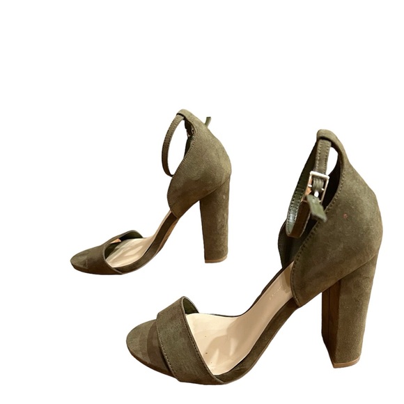 NWOT Wild Diva Lounge Women’s Open-toe Block Heels - Picture 6 of 7